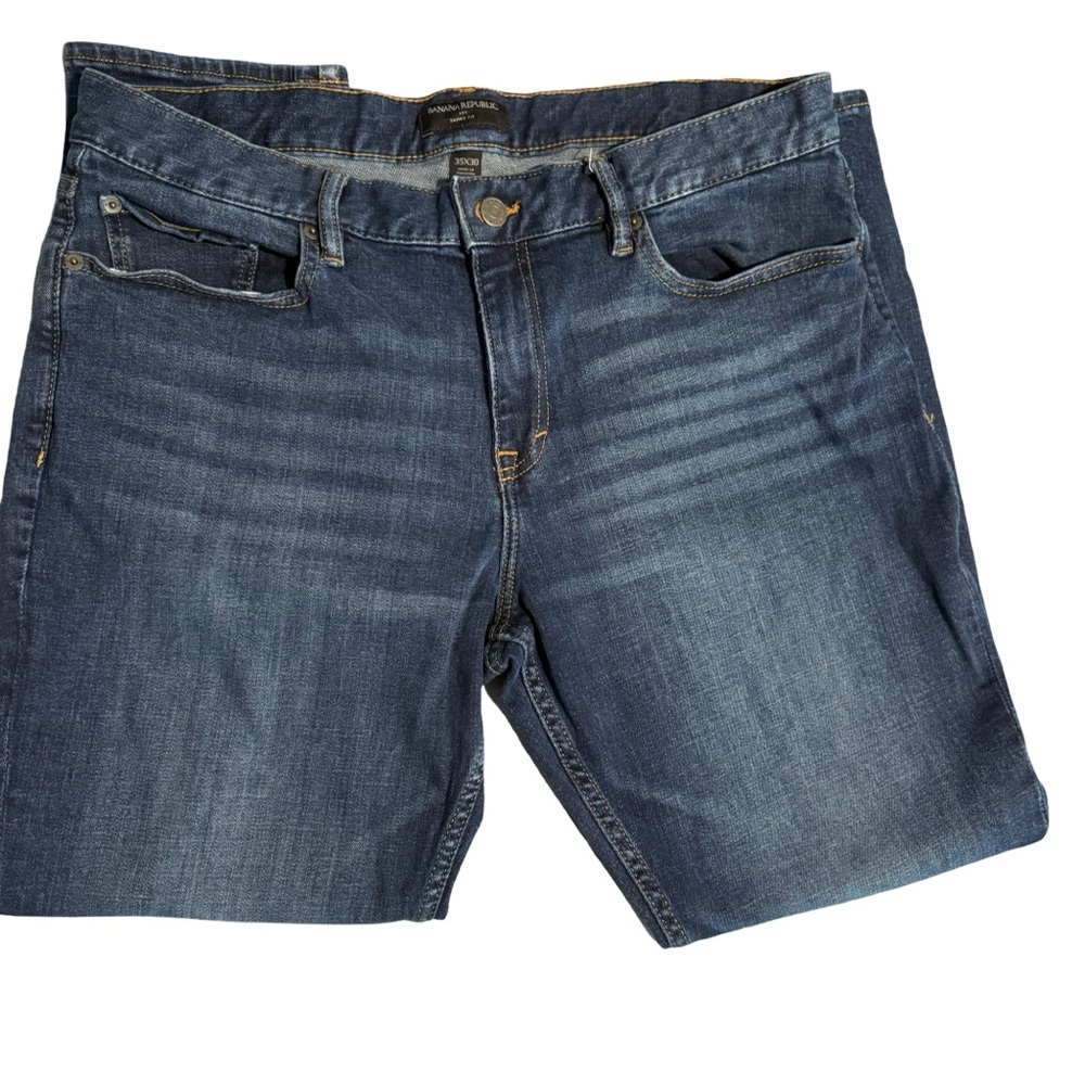 Banana Republic Men's Dark Blue Skinny Jeans